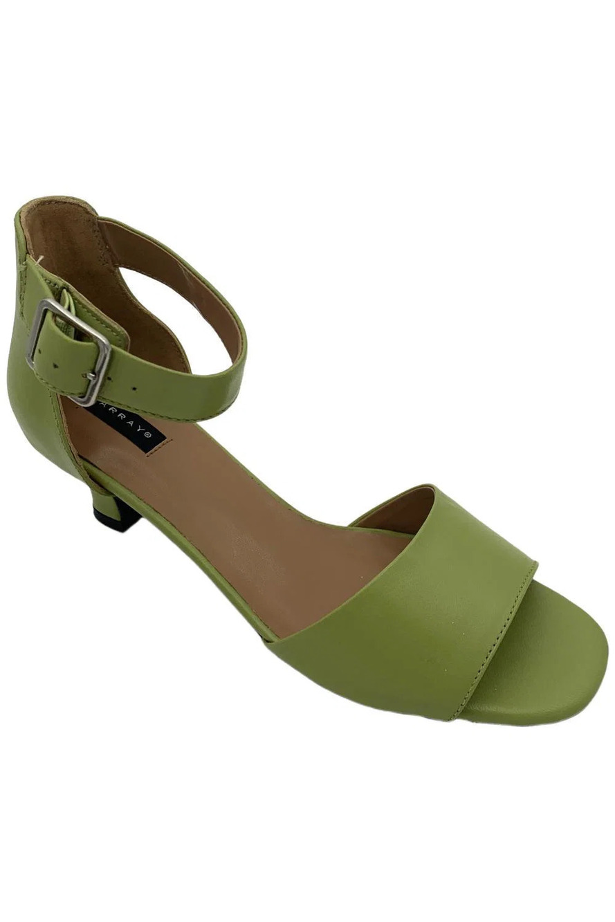 Array Women's Praise Kitten Heel Lime - Wide